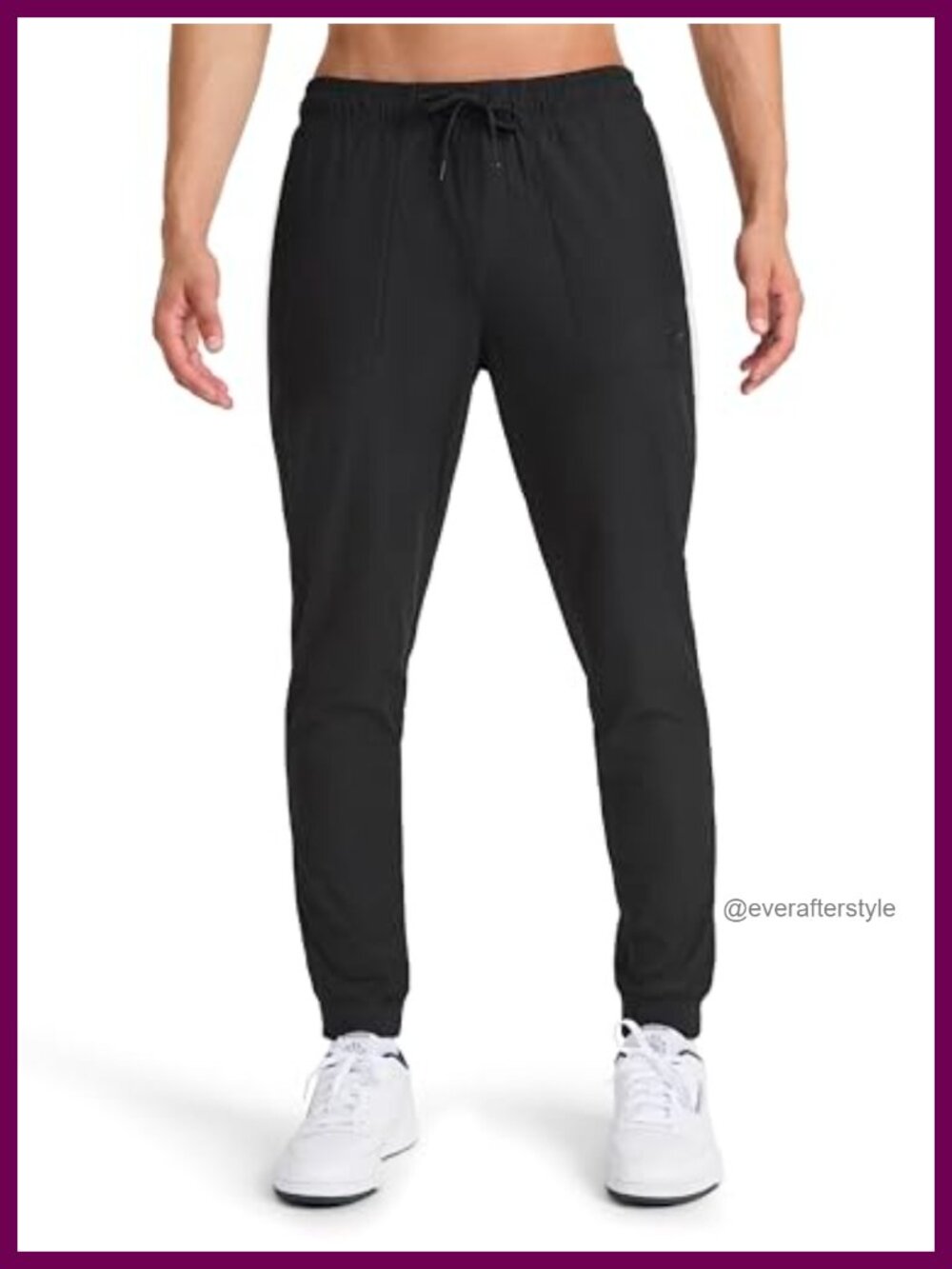 Reebok Striker Pant Men's Standard Fit Lightweight Poly 30 Inseam Jogger